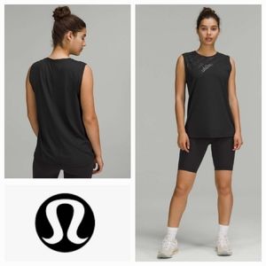 LULULEMON All Yours Training Tank Top Graphic Black Size 6